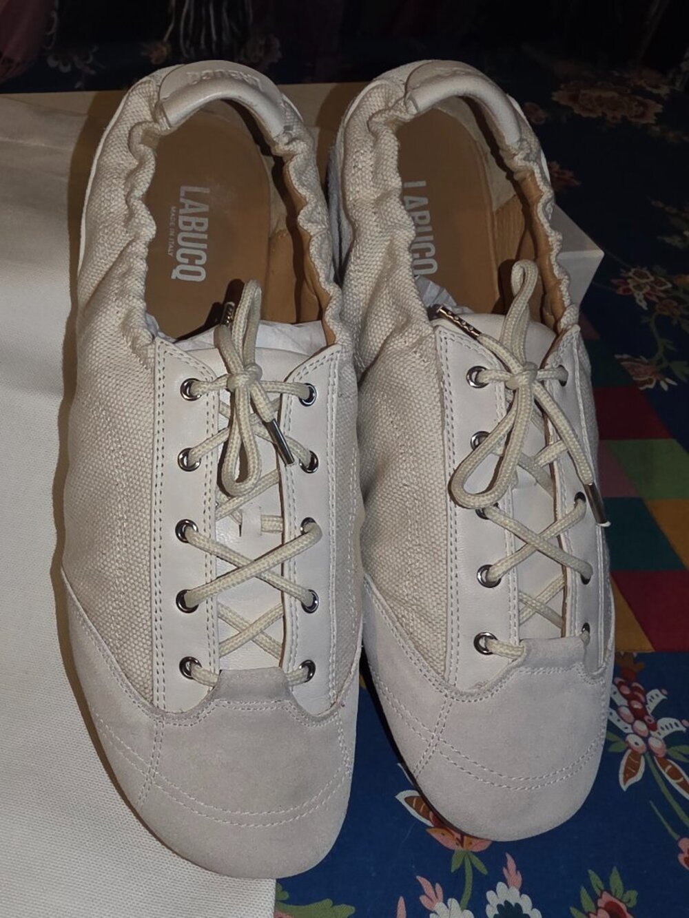 Labucq Soft Runner Ivory - Women's Barefoot Sneakers - Size EU 42/US 11